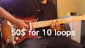 create profesional rnb electric guitar loop