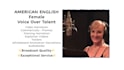 record a professional american english female voice over