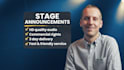 record voice overs for stage announcements and live events