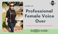 record a professional female voice over, female voiceover