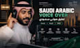record a professional saudi arabic male voice over