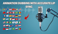 animation dubbing with accurate lip sync in any language