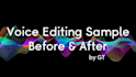 edit, clean, and master podcast audio and voice recordings
