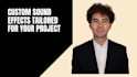 do professional sound design and foley in 24h