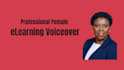 record a professional american female elearning voice over