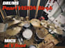 professionally record acoustic metal drums