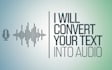 convert text to speech real human voice in audio file