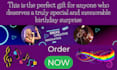 create a custom birthday song with personal photo slideshow