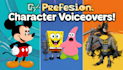do any character voiceover narration