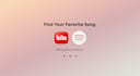 find your favorite song or background music