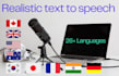 create realistic text to speech ai voice over