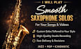 play smooth saxophone solos for your songs or videos