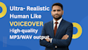 do professional ai voiceovers, high quality mp3 for commercial and t2s voice