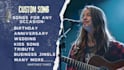 sing a custom song for your special occasion, personalized birthday songs