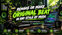 remake or make original beats in any style of music