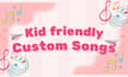sing, write and produce original kids music