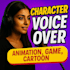 be your character voice actor in english urdu or hindi