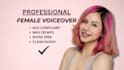 record a friendly american female voiceover