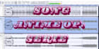 make it separate audio track from song, anime op