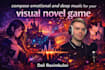 compose emotional music for romantic visual novel