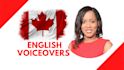 have my wife record her canadian english voice over