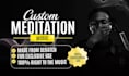 create a custom meditation music for commercial use