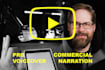 record a human corporate narration voice over