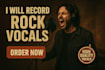 record professional metal and rock vocals with clean and scream performance
