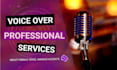 record clear female voice over for youtube and commercials