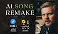 humanize and remake your ai song into a professional release ready mix master