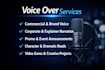 offer a professional voice over