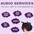 create custom voice work, narratives and audios