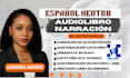 grabaré locución profesional con ia en español neutro para audiolibros y youtube
