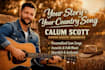 lyrically shape and sing a poignant custom country music