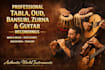 record authentic indian tabla and flute for your music track