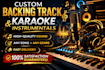 create professional karaoke or backing track instrumental