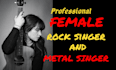 be female rock singer metal singer female pop singer edm singer hard rock singer