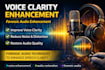 do voice clarity, restore audio, clean up audio recordings using forensic audio