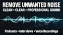 remove background noise and clean your audio