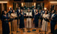 record soulful gospel choir and layered background harmonies