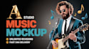 create a professional ai music mockup and custom soundtrack