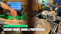 record professional drums tracks for your song