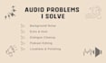 professionally clean up and restore your audio