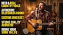 create authentic country bluegrass and acoustic production