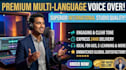 generate professonal voice over