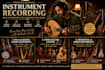 record cello, violin, string quartet and steel string guitar