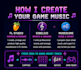 produce high quality game music soundtrack