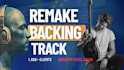 remake or recreate instrumental, cover song, backing track