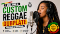 sing a custom reggae dubplate for your dj or brand