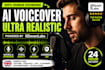 create a realistic ai voiceover for your videos, ads and podcasts